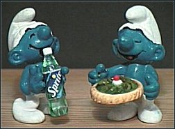 Sprite Smurf & Kiwi Fruit Pie Smurf