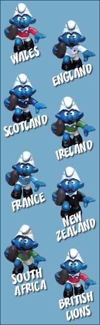 Rugby Smurfs