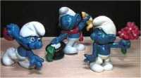 Fake smurfs - same colour