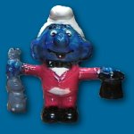 Fake magician smurf - not based on an original figure